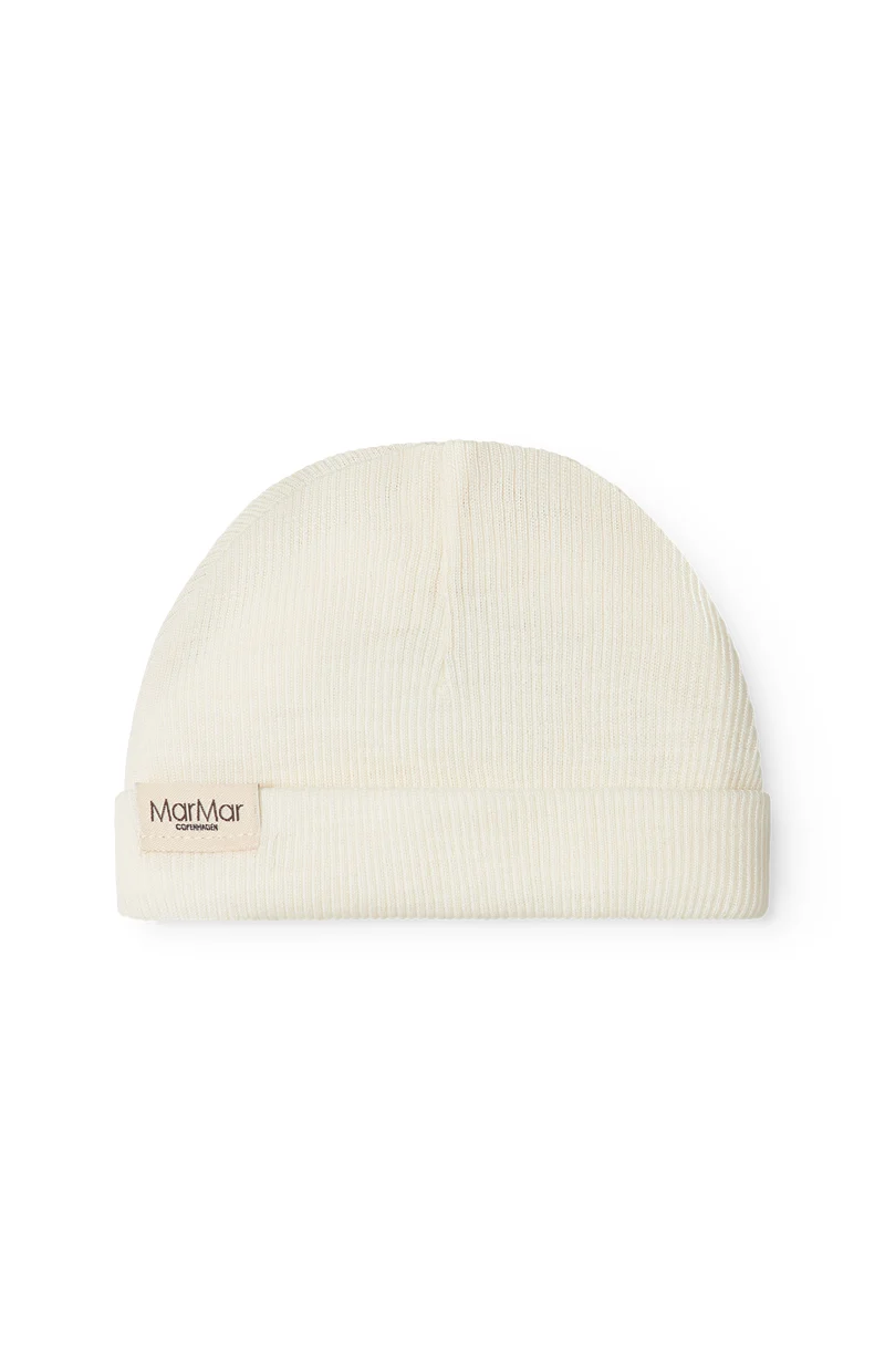 Aiko Wool Rib Hat - Natural