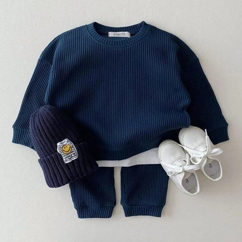 Baby Cotton Tracksuit Pullover Set