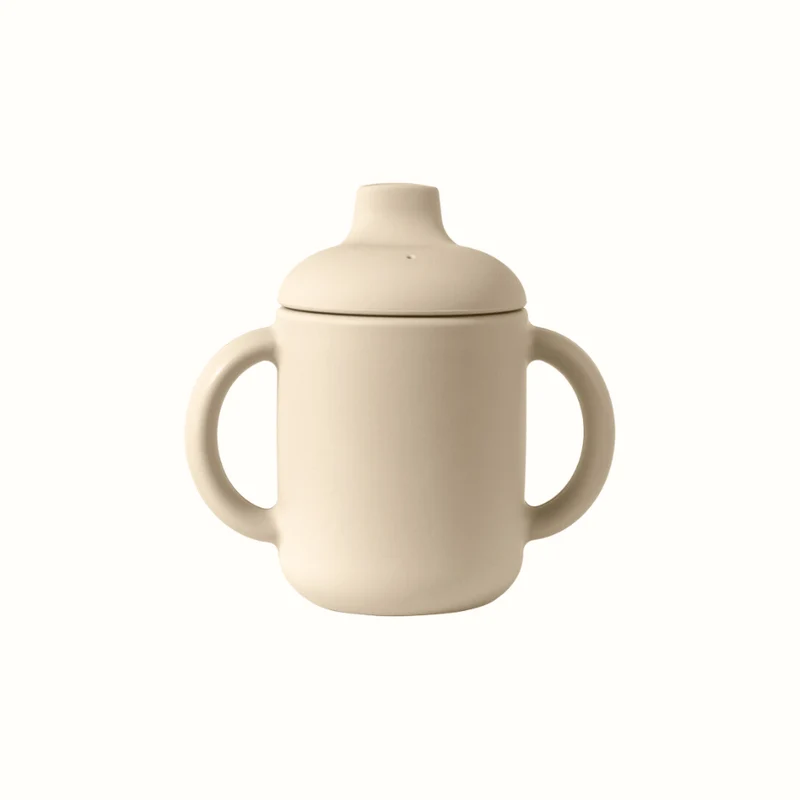Silikonmugg för baby – neutral