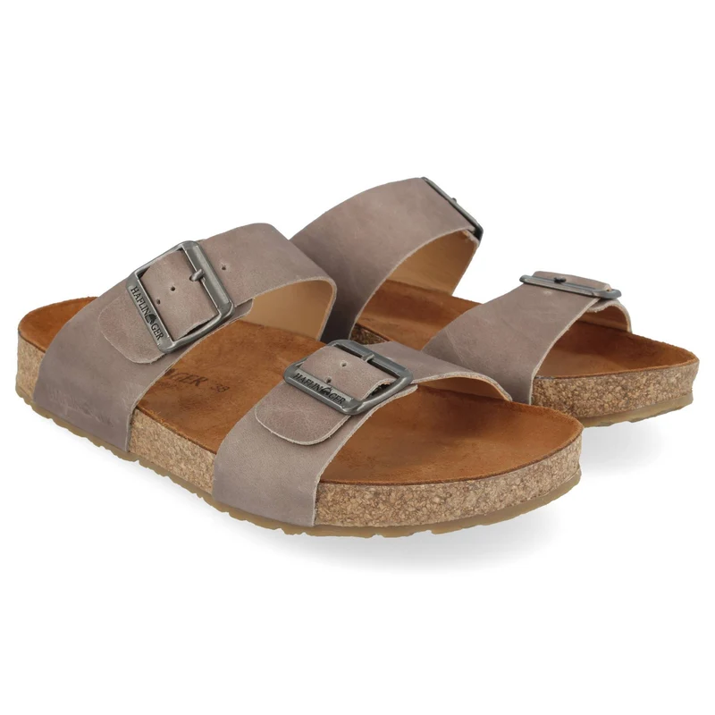Haflinger - sandaler - Bio Andrea - grå country