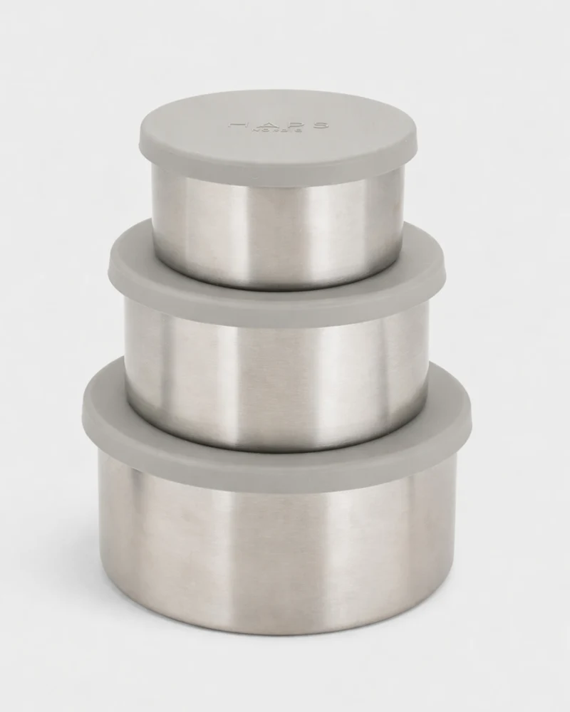 Haps Nordic - steel trio - large - oyster grey