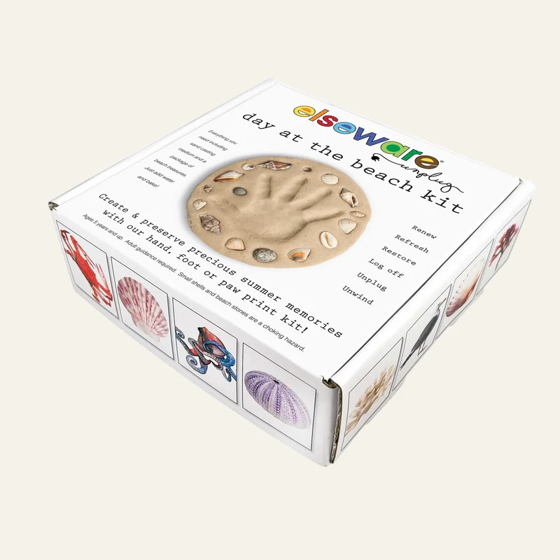 Day at the Beach – Kids Hand & Footprint Keepsake