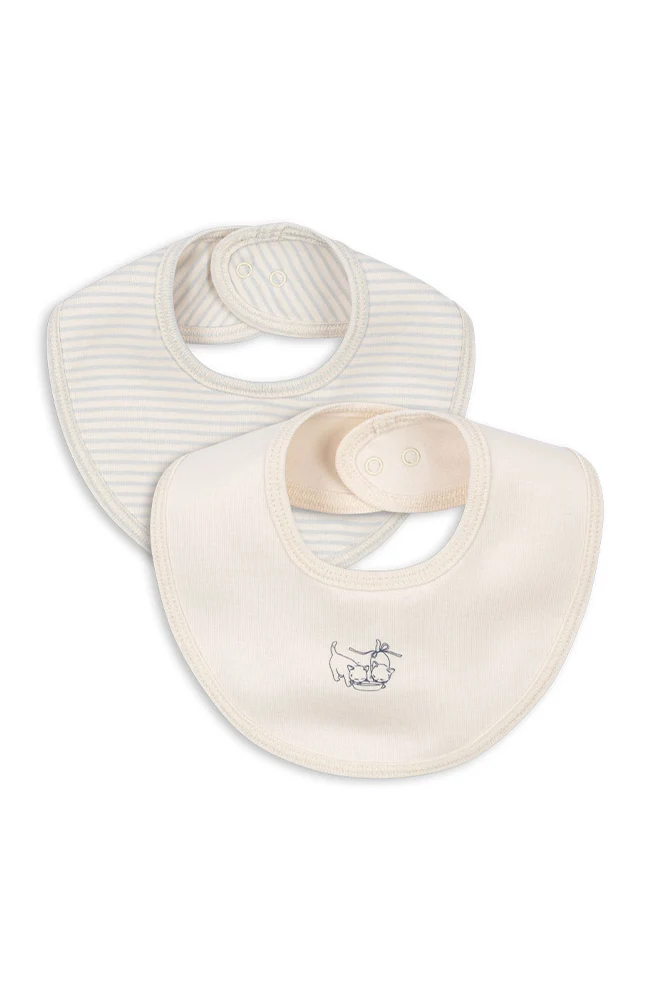 2 Pack Fio Bibs - Blue Mix