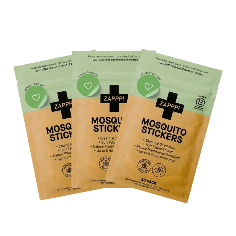 ZAPPP! Mosquito Repellent Stickers