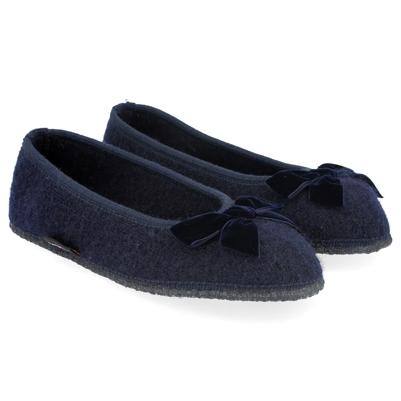 Haflinger - hjemmesko - slipper Fiocco - marine