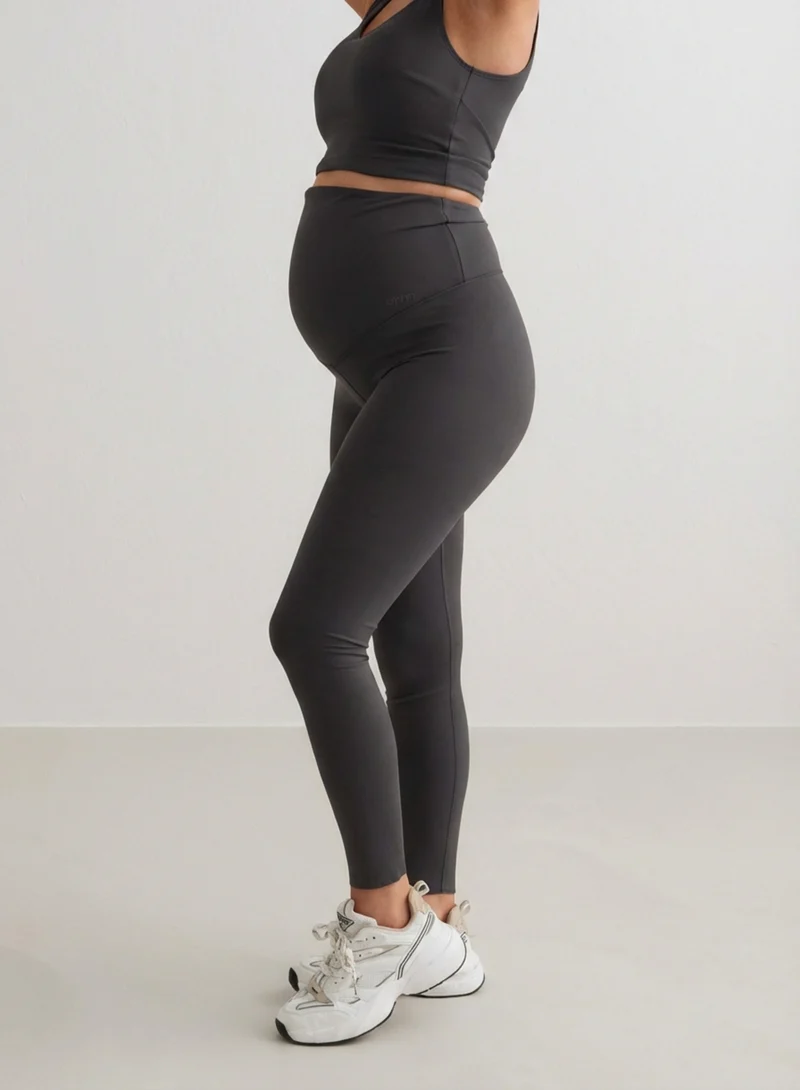 Shadow Grey Sense Maternity Tights