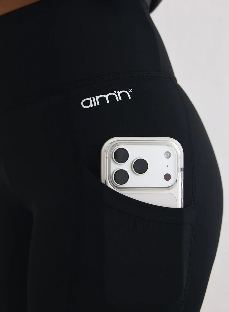 Black Essential Pocket Tights