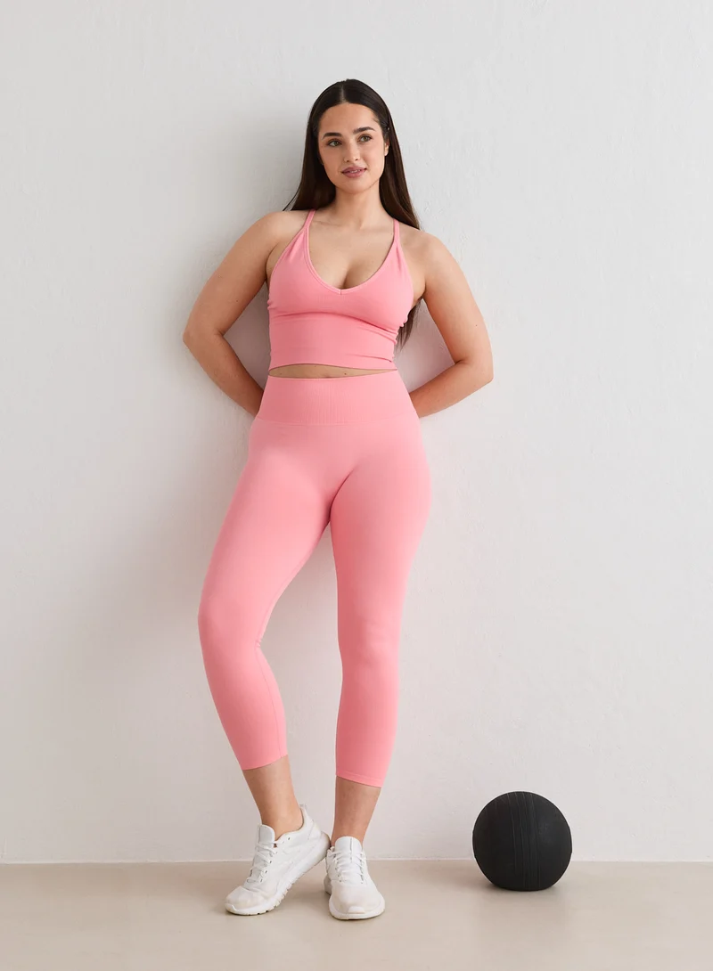Blush Shape Seamless 7/8 Tights