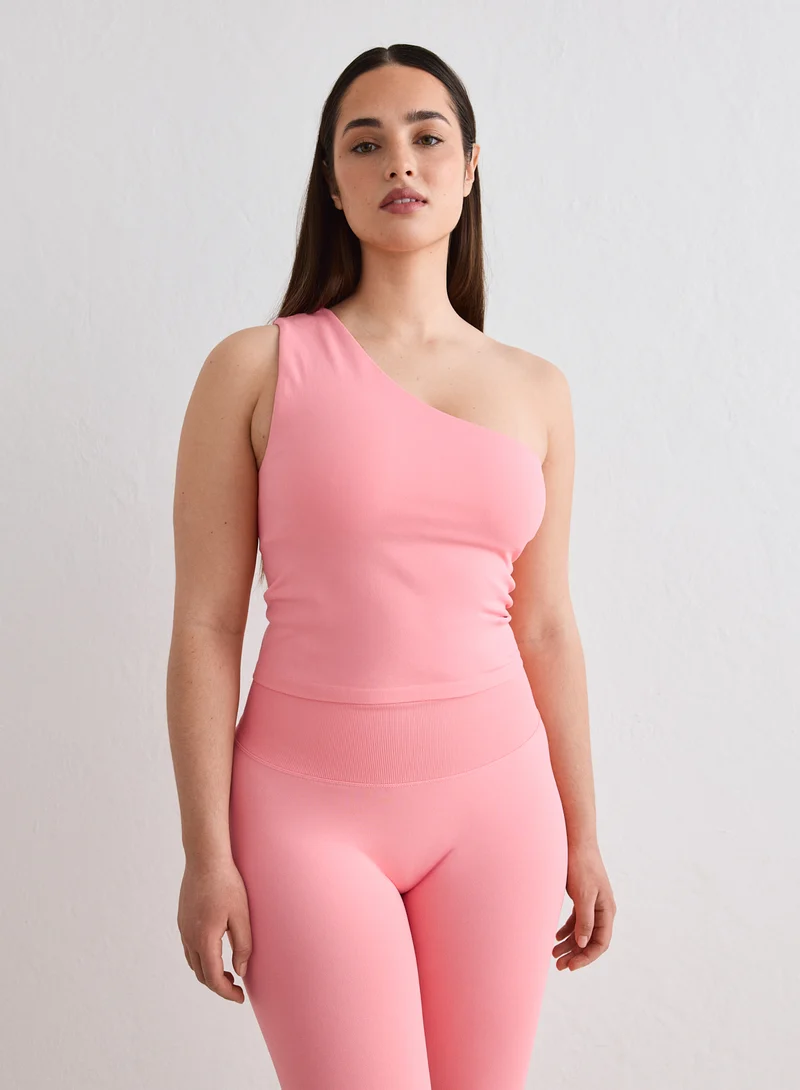Blush Shape Seamless One Shoulder Bralette