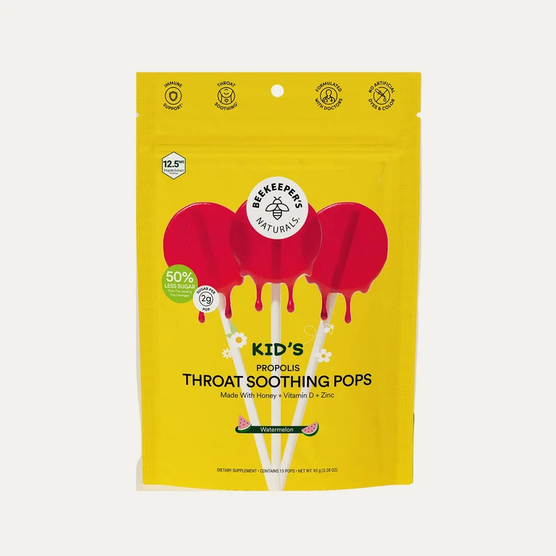 Kid’s Throat Soothing Lollipops - Watermelon