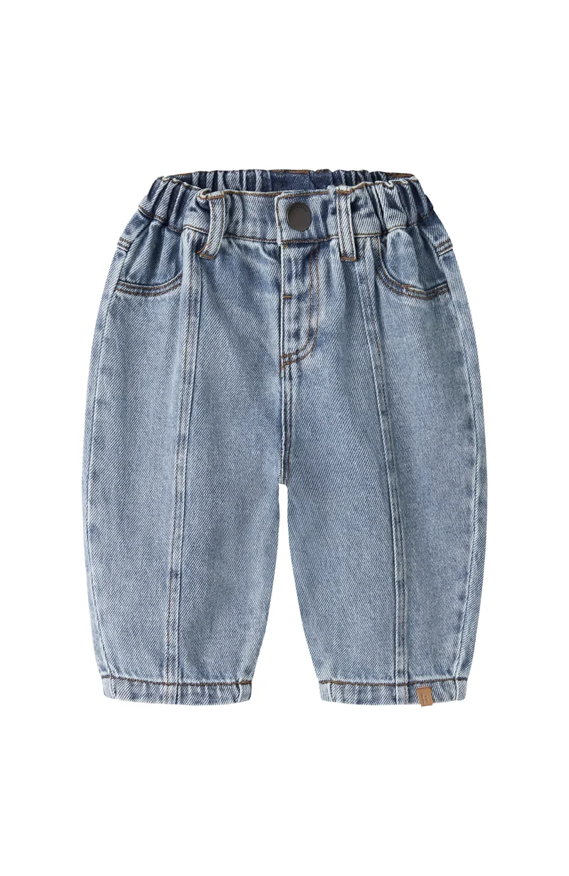 Karole Tapered Jeans - Medium Blue Denim
