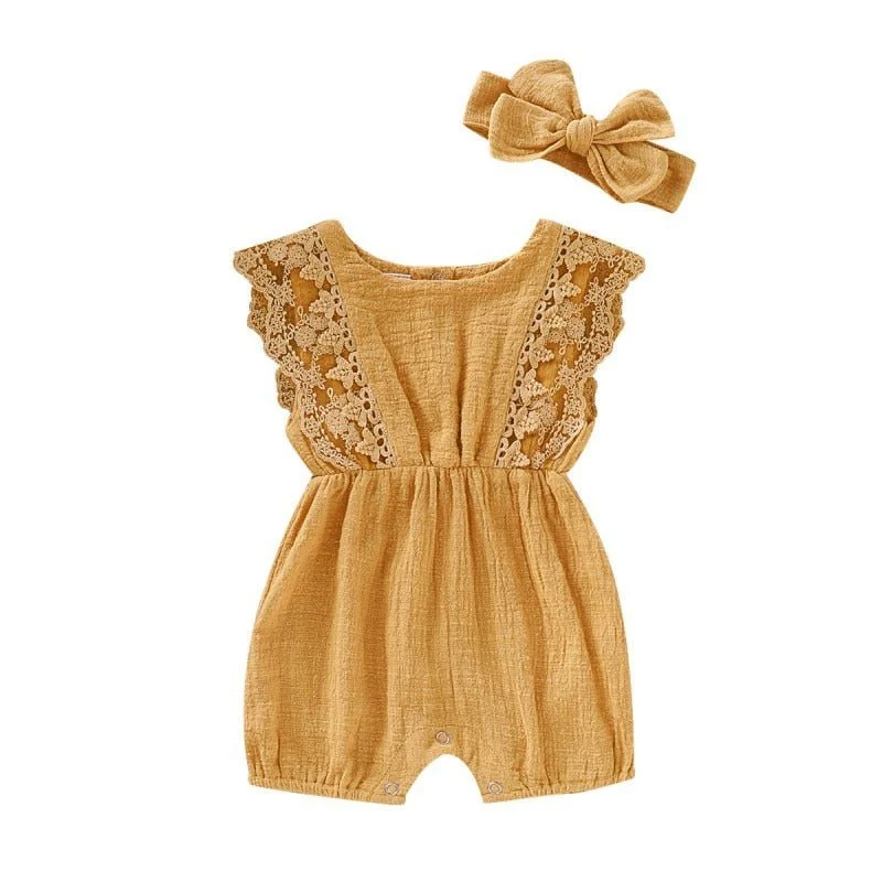 Baby Girl Lace Romper