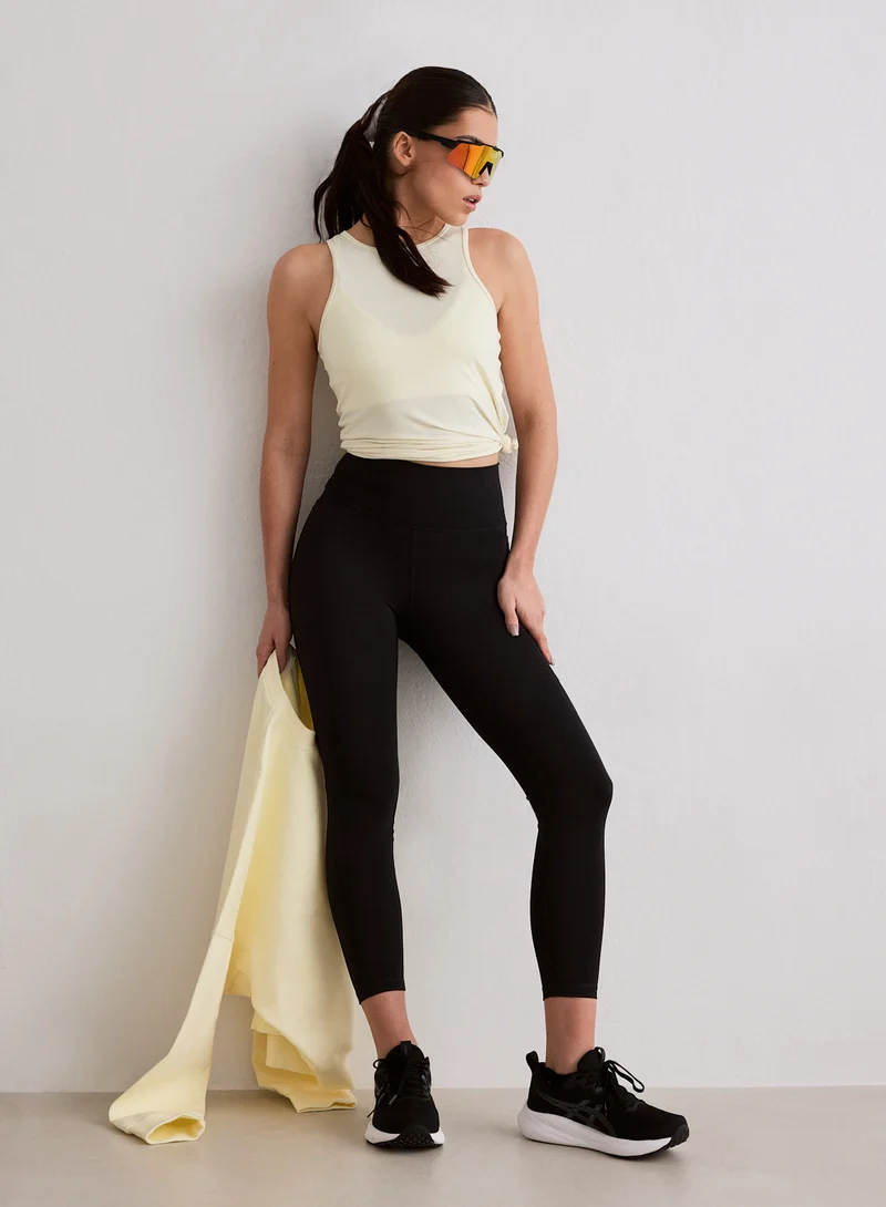 Black Running Tights 7/8
