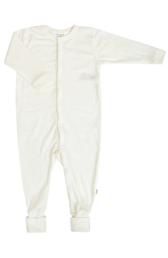 Wool Onesie 2 in 1 - Nature White