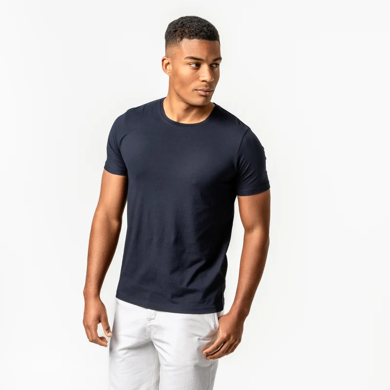 Living Crafts - herre - kortærmede t-shirt - 2 stk. - ink blue