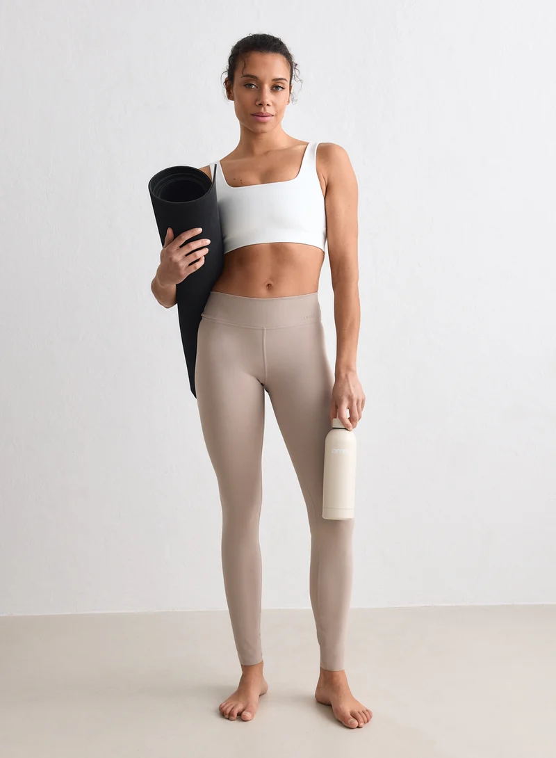 Dark Clay Sense Mid Waist Tights