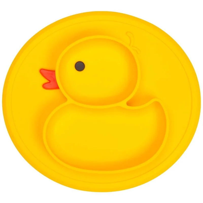 Baby Silicone Duck Plate