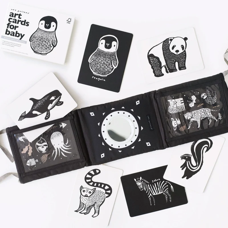 Baby Tummy Time Gallery with Mirror Gift Set