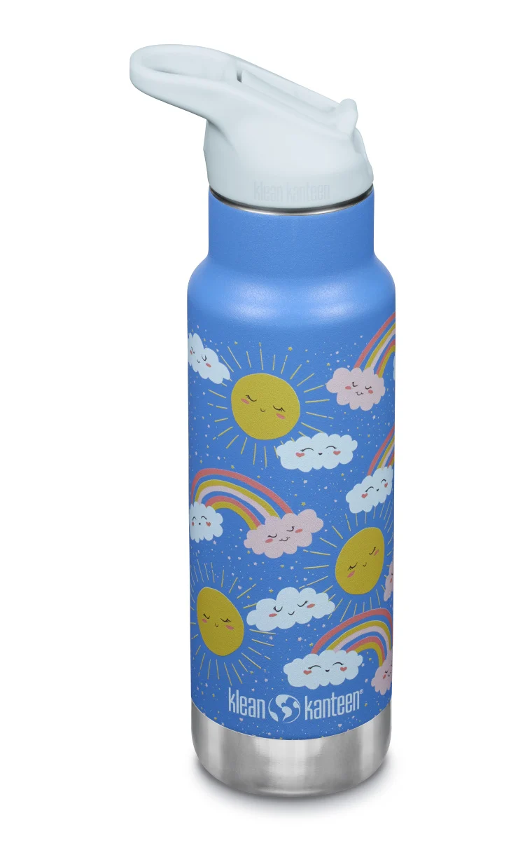 Klean Kanteen - narrow - termoflaske - 355 ml. - flip seal sport - Rainbows