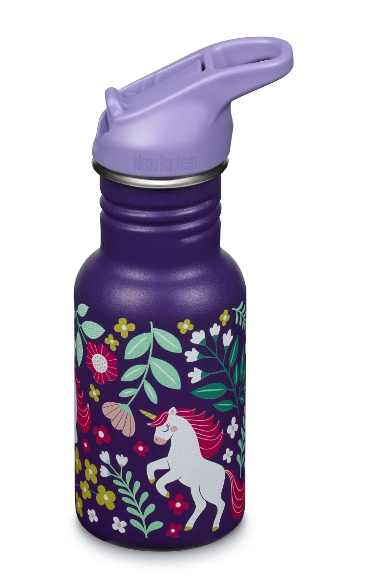 Klean Kanteen - narrow - 355 ml. - flip seal sport - leaping unicorn