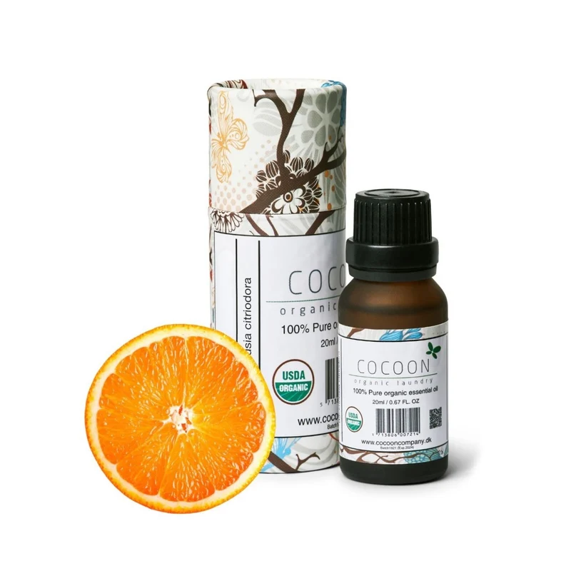 Cocoon - økologisk sweet orange olie - 20 ml.