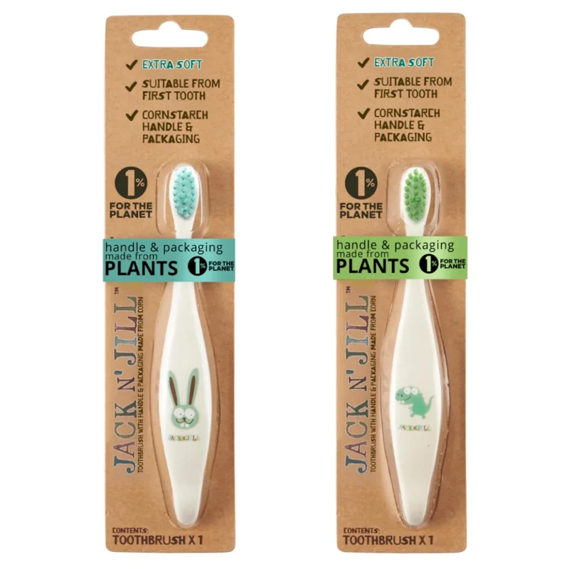 Extra Soft Bristle Toothbrush for Kids (2 Pack)