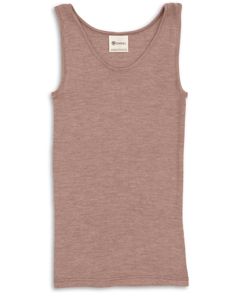 Engel - dame undertrøje - uld & silke - dusty rose