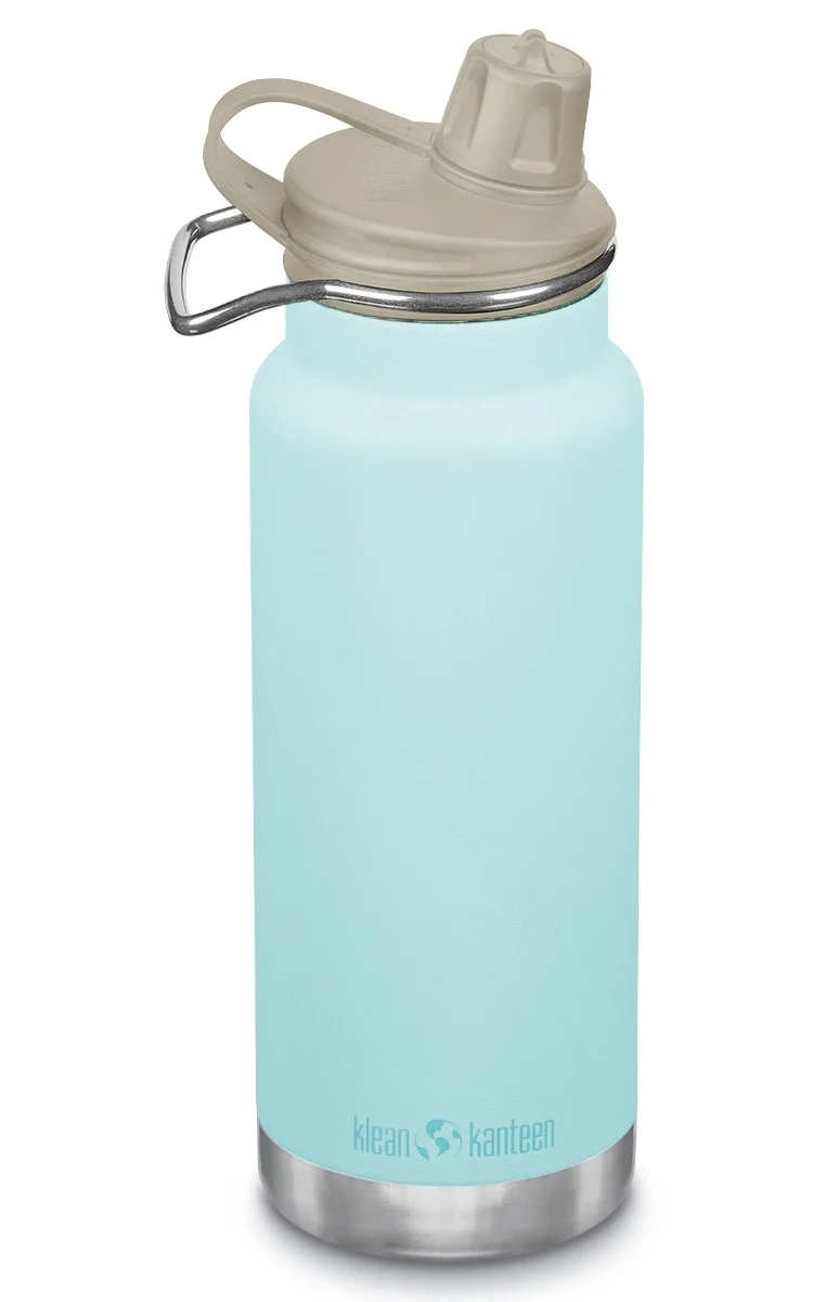Klean Kanteen - TKWIDE- termoflaske 946 ml. - chug cap - blue tint