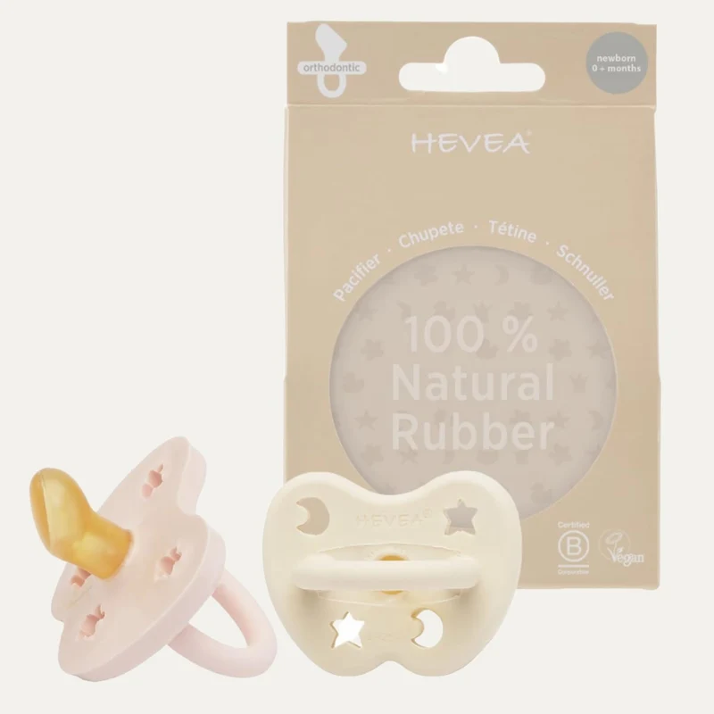 Natural Rubber Pacifer 2 pack