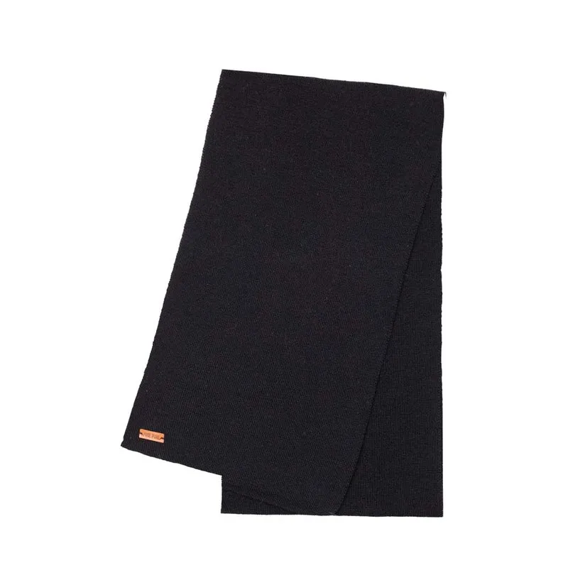 Pure Pure - halstørklæde - merino uld - sort