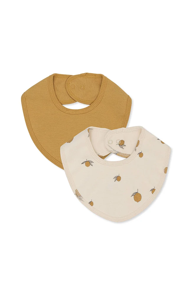 2-pack Dry Bib - Lemon