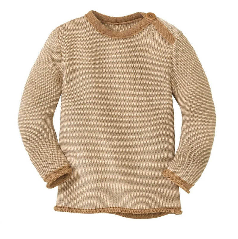 DISANA - striktrøje - caramel/natur
