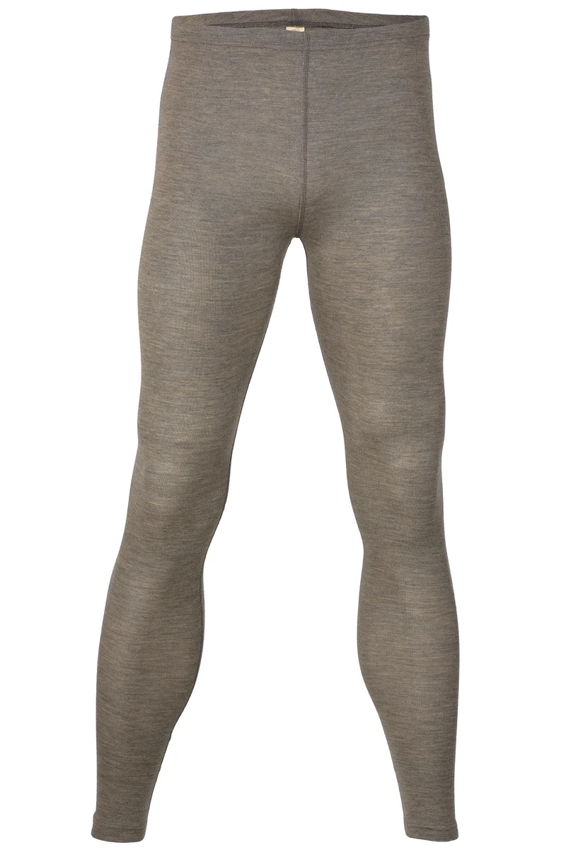 Engel - herre leggings - uld & silke - valnød