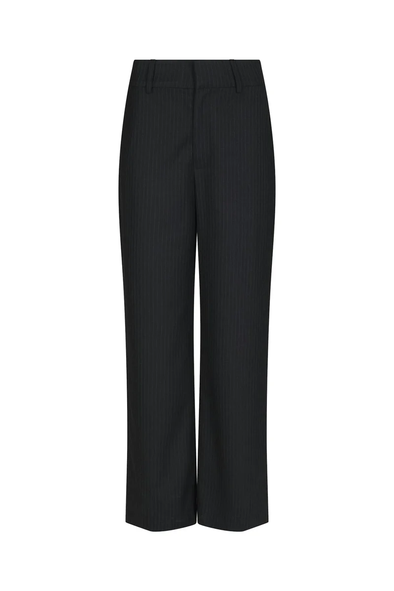 Neo Noir - Nathalie Slim Pinstripe Pants 170346 - 702 - Dark Navy