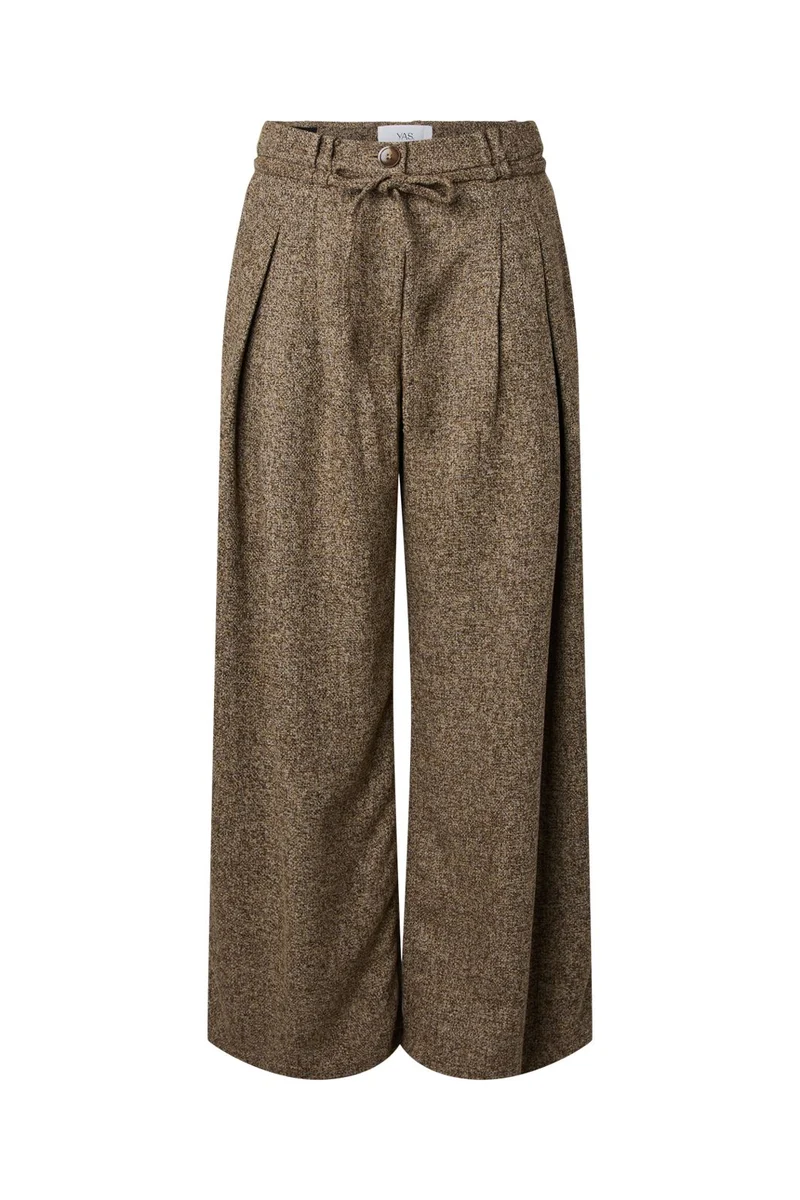 Yas - Yasgima Wide Pant - 5120172 Sepia Melange