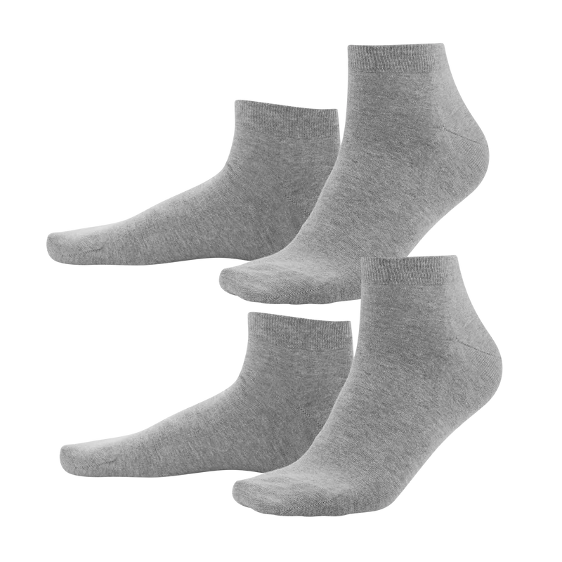Living Crafts - 2-pak sneakers strømper - herre - grå