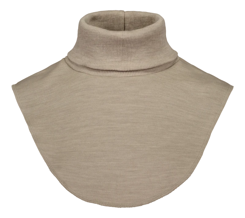 Ruskovilla - børn - halsedisse/neckwarmer - økologisk uld - sand
