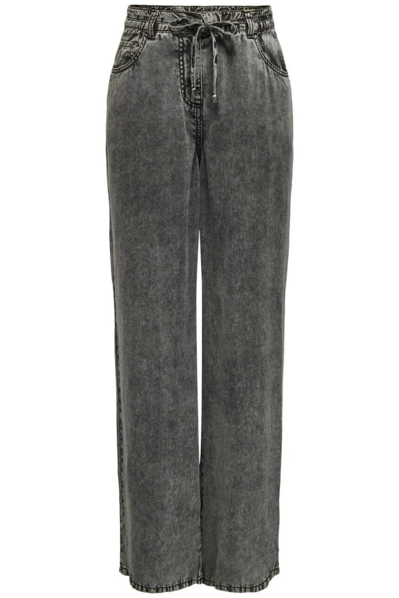 Only - Onlkenya Life Acid Wash Pants Cc - 4649765 Black Acid Wash