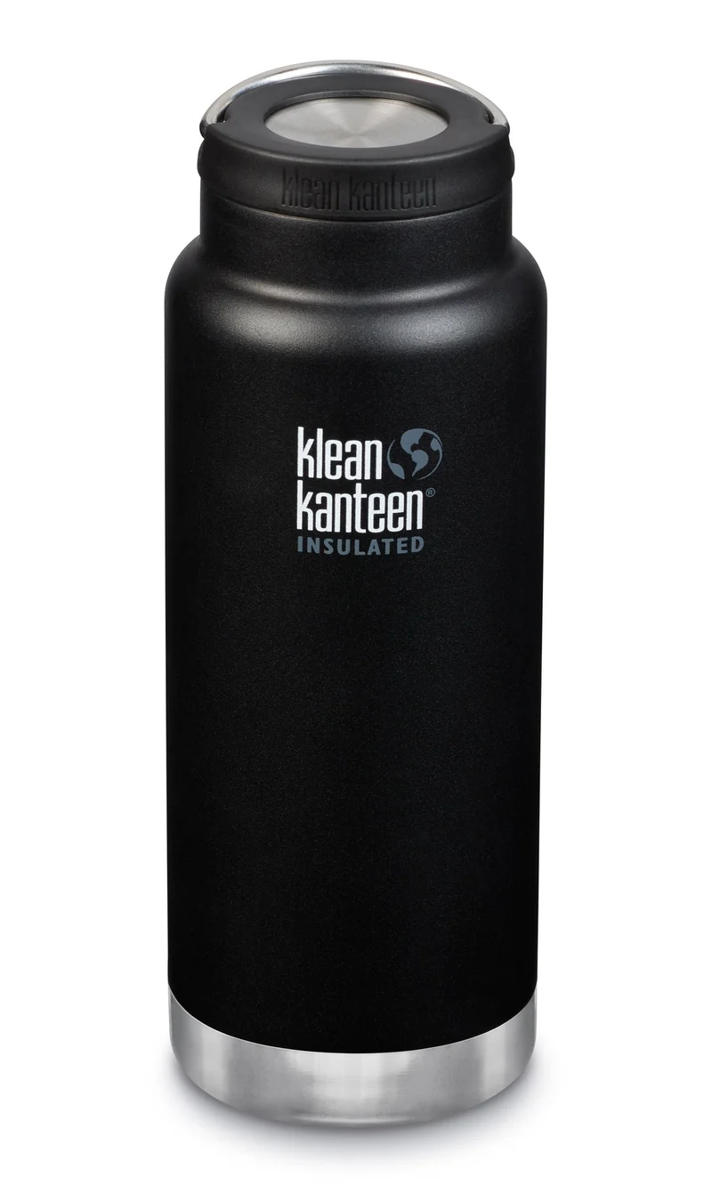 Klean Kanteen - TKWIDE- termoflaske 946 ml. - skruelåg - black