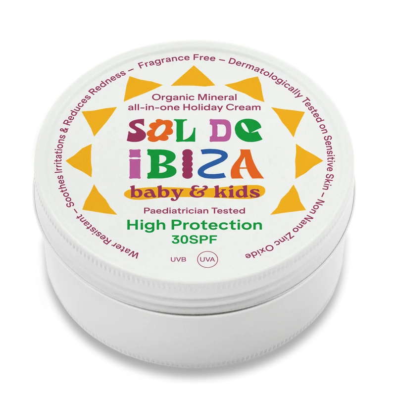 Sol de Ibiza - solcreme - fysisk solfilter - baby & børn - faktor 30