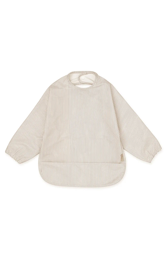 Bib Sleeved - Classic Stripes Camel