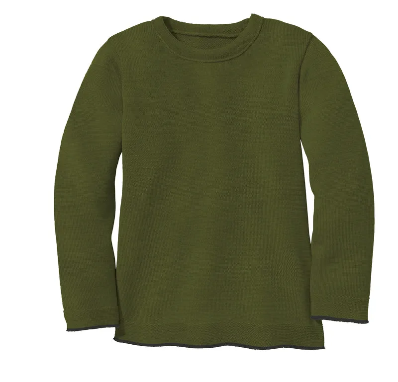 DISANA - klassisk strik - olive