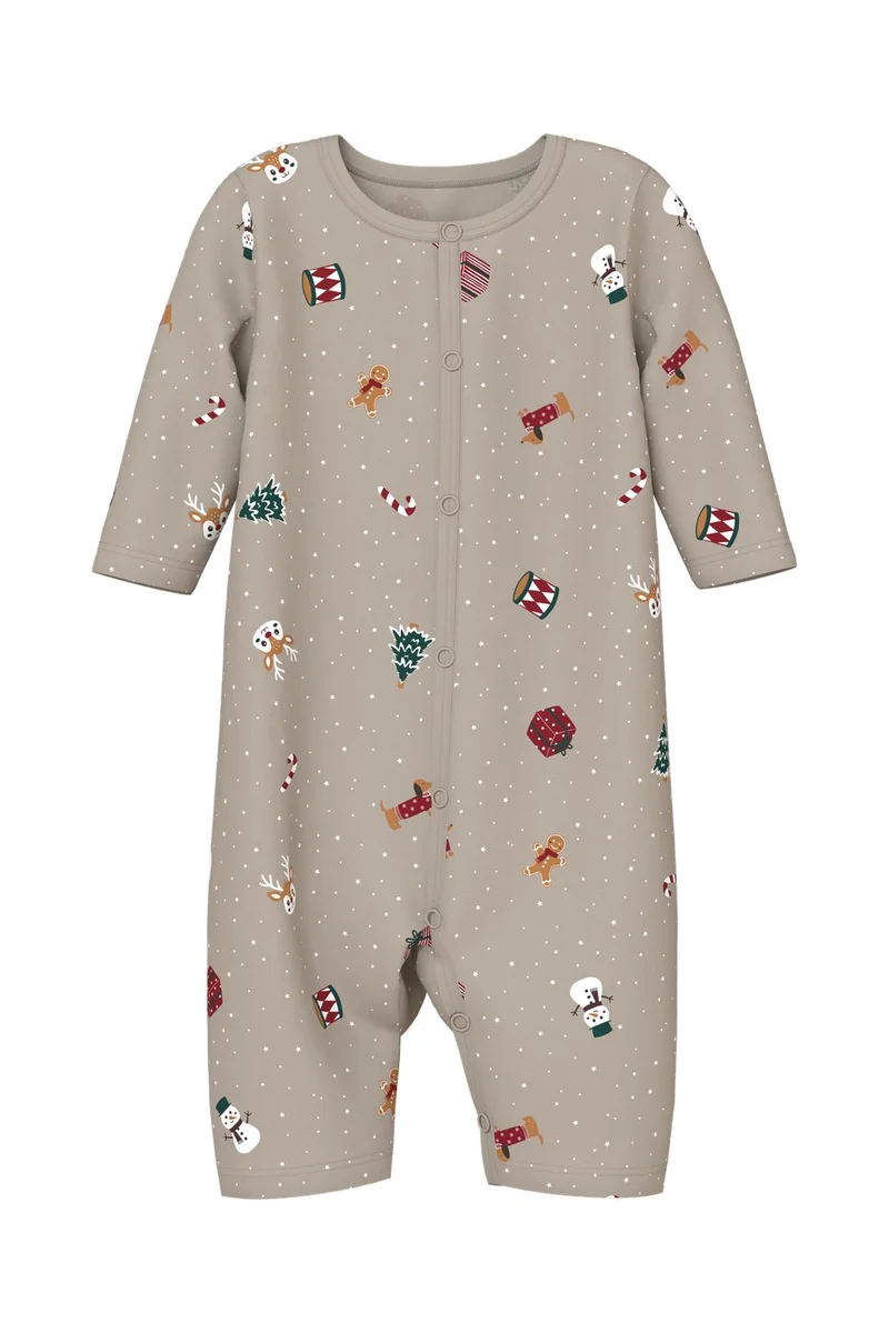 Name It - Nbnvismas Ls Nightsuit - 5160355 Pure Cashmere Christmas