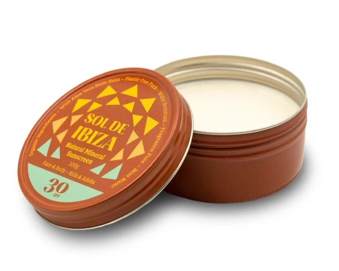 Sol de Ibiza - solcreme - fysisk solfilter - faktor 30