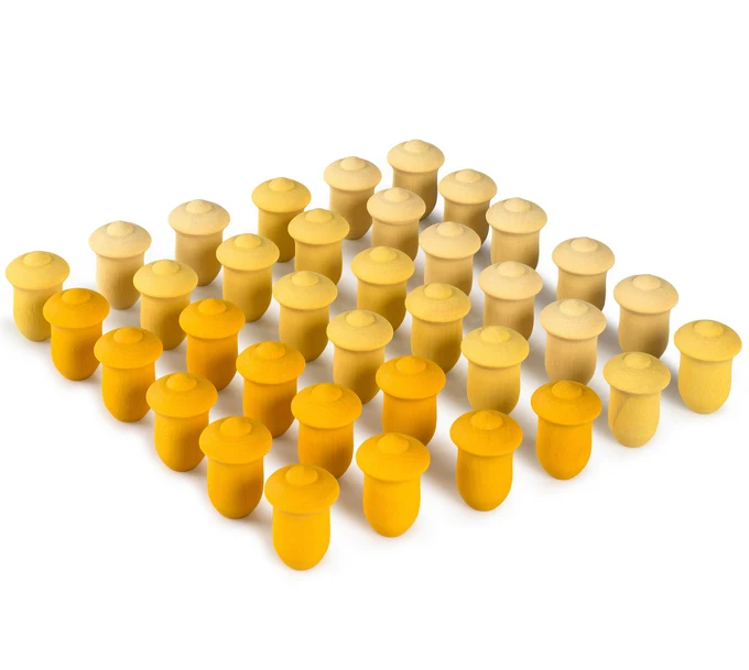 Grapat - mandala - gullige tulipaner - 36 stk.