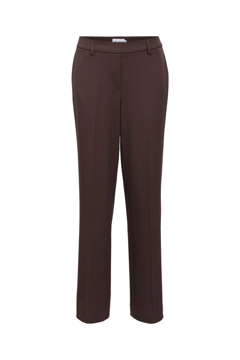 Object - Objlisa Straight Pant - 4955012 Seal Brown