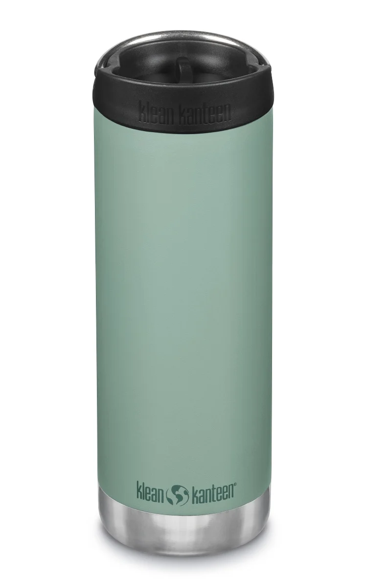 Klean Kanteen - TKWIDE- termoflaske 473 ml. - café cap - beryl green