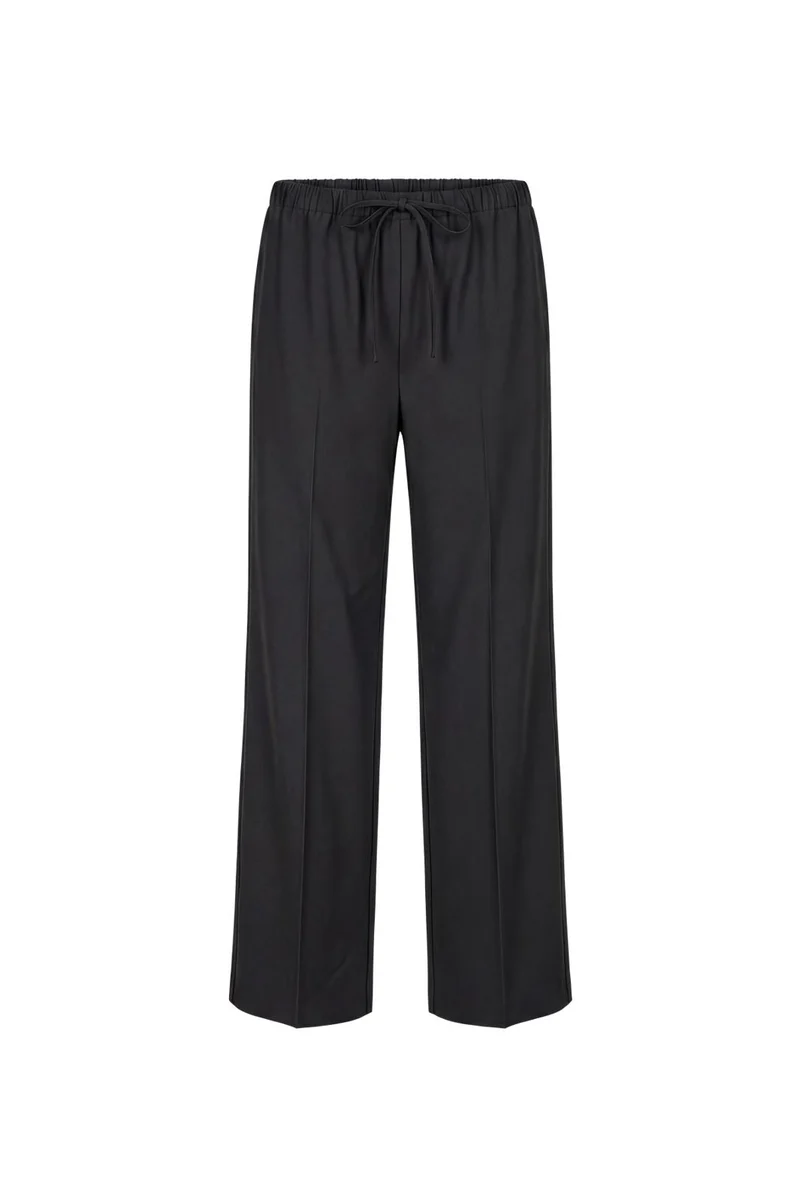 Object - Objlisa Tie Wide Pant - 5191830 Black