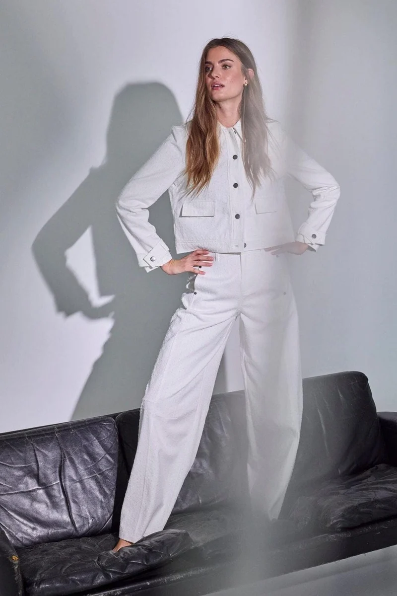 Co´Couture - Marcicc Structure Pant 41132 - 11 - Off White