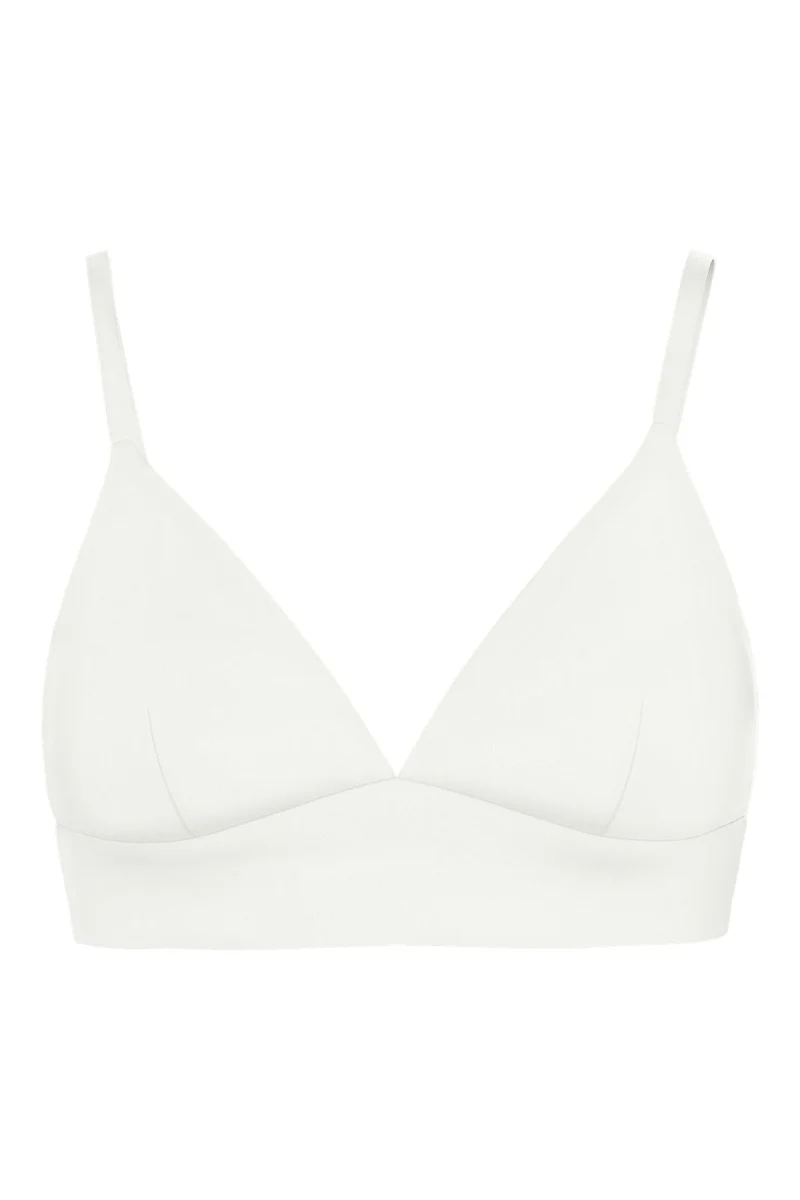 Pieces - Pcnamee Triangle Bra - 4824020 Bright White